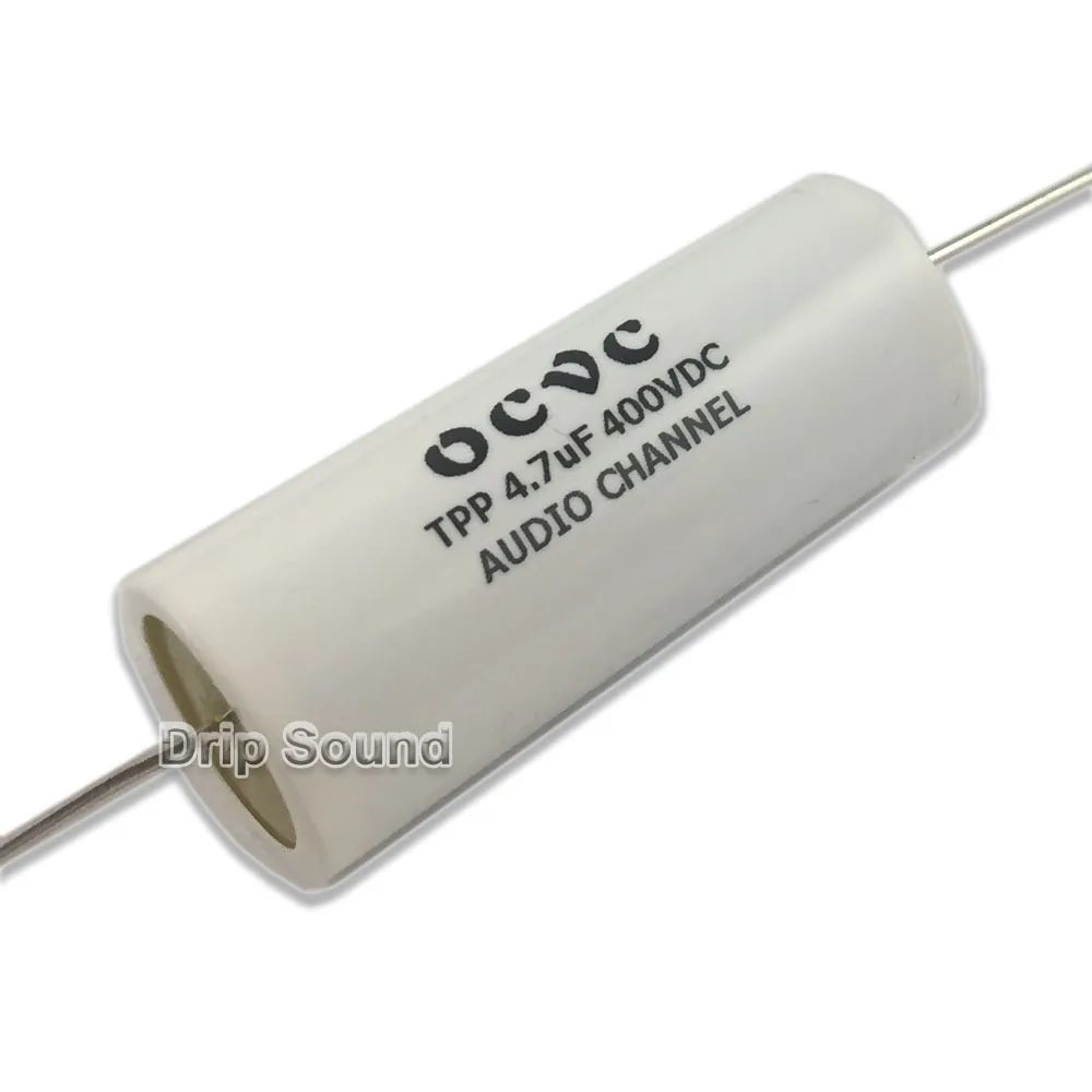 2pcs 1.5uF-10uF 400V Tweeter Speaker Frequency Divider Crossover Non-Polarity Capacitor