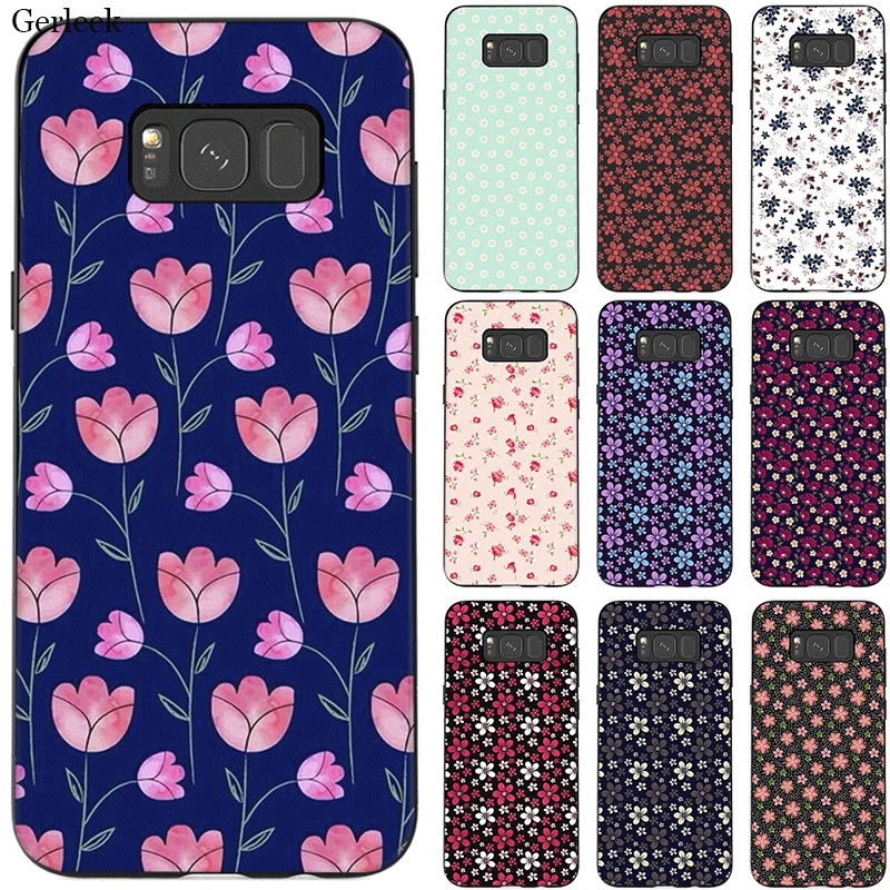 Чехол для телефона samsung J6 A70 A60 A50 A40 A20 A30 A10 A7 A6 A5 A3 A8 A9 крышка красивый цветок |