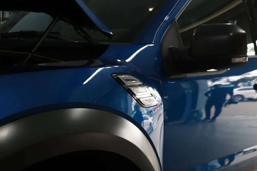 Год для ford Raptor дневного света F-150 автомобильные аксессуары светодиодный DRL фары для Raptor Противотуманные фары F150 F 150