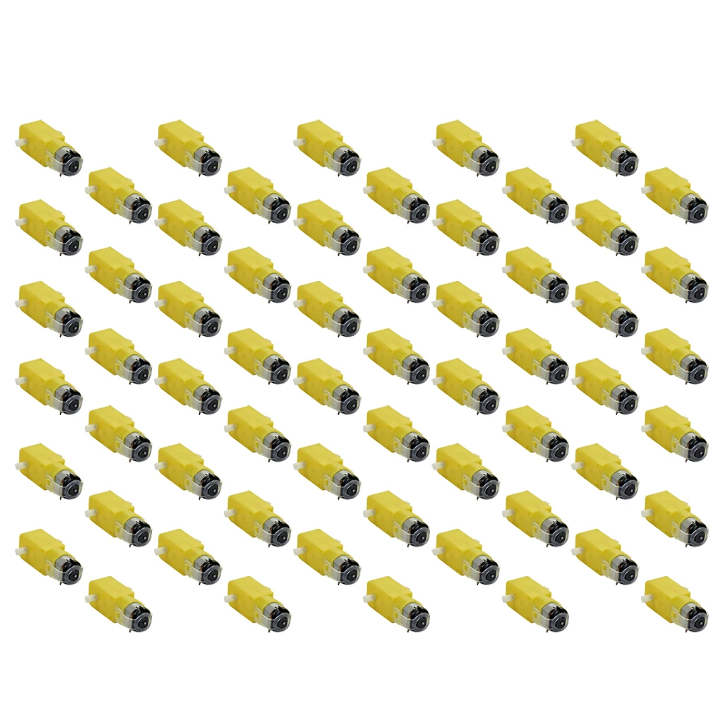 20 Pieces 3V-12V DC 70mA (3V) Robot Intelligent Car DIY Dual Shaft Gear TT Motor for Arduino Robot Car MCU 7x2.2x1.8cm 20 Pieces 3V-12V DC 70mA (3V) Robot Intelligent Car DIY Dual Shaft Gear TT Motor for Arduino Robot Car MCU 7x2.2x1.8cm