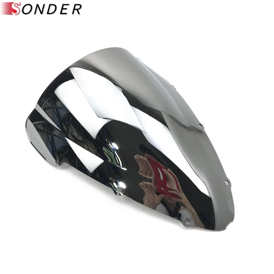 Черный ПК мотоциклетное ветровое стекло для Honda CBR600F CBR600 CBR 600 F F4i 2001-2007 02 03 04 05 06 07