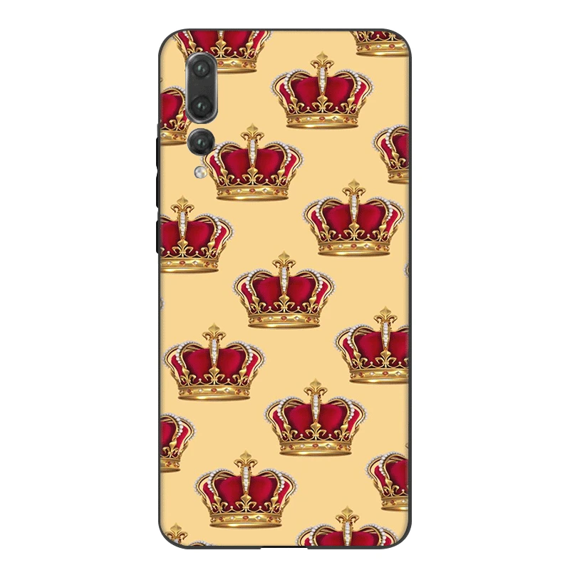 B5 Desxz чехол для телефона huawei P30 P20 P9 P10 P8 Lite Pro P Smart Cover queen and king crown - Цвет: B5