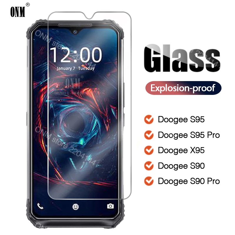 2 шт. закаленное стекло Для Doogee S95 S90 X95 Pro Защита экрана для защитная стеклянная