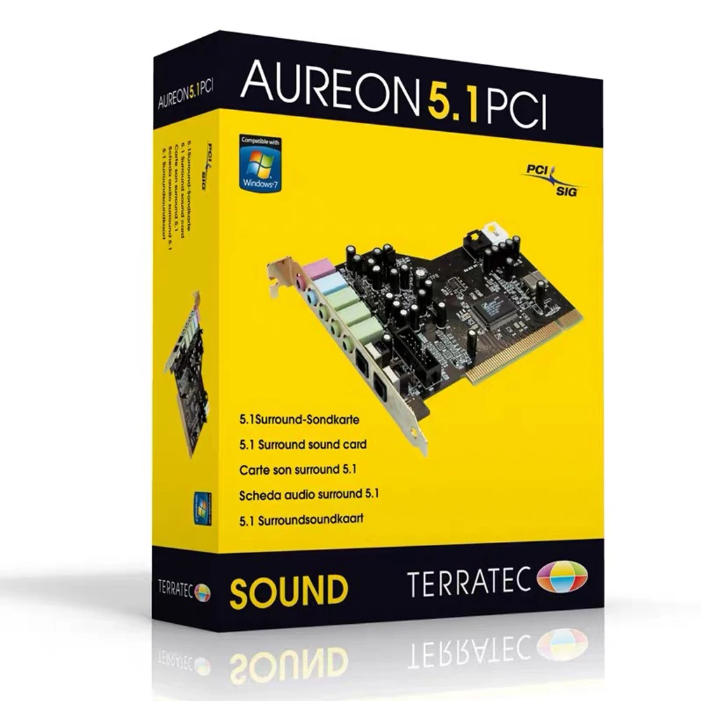 Встроенная звуковая карта DAC TerraTec Aureon 5 1 PCI поддерживает каналов вход и выход из