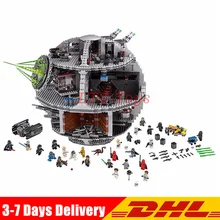 DHL, Звездные войны, Новая сила, пробуждение UCS, Звезда смерти, развивающие строительные блоки, кирпичные игрушки, игрушки для мальчиков, совместимые 05063 75159