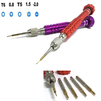 

5 In 1 Portable Repair Tools Vanadium Alloy Steel Screwdriver Set for IPhone for Samsung Galaxy Mobile Phone Maintenance