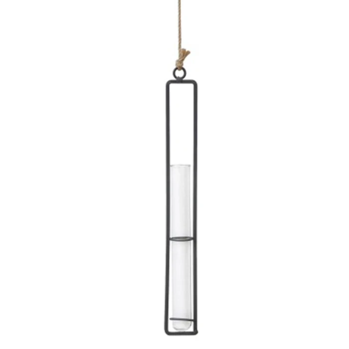 Hanging Glass Tube Vases for Wedding Flowers Patio Garden Decor Plants Hanging Wall Decor FP8