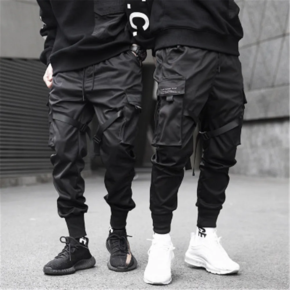 

Mens Joggers Pants Black Trousers Sweat Pants Streetwear Dance Sports Sweatpants Casual Drawstring Hip Hop Pants Mens Clothing