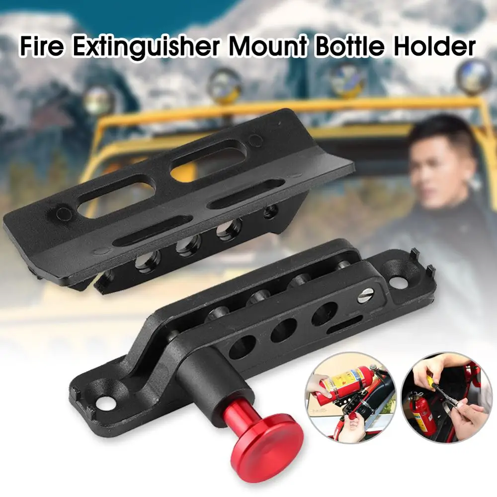 Adjustable UTV Fire Extinguisher Holder Bracket Car Trunk Holder For