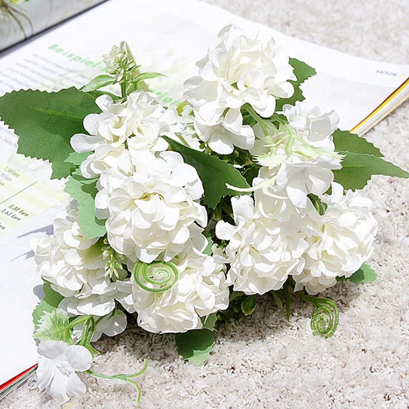 Высокое Качество Свадебный искусственный цветок букет счастливый шар Декор