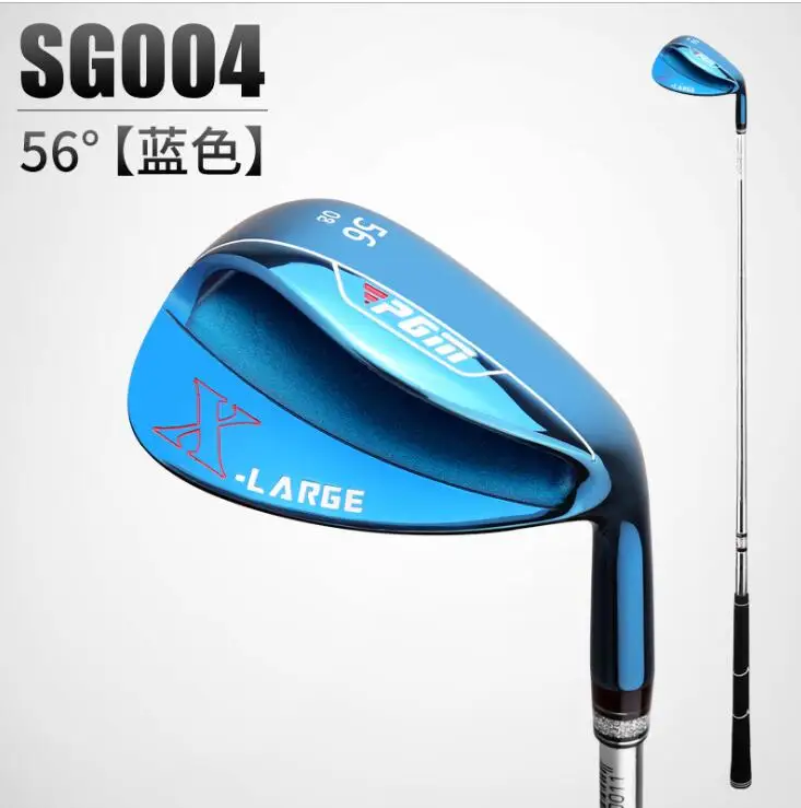 56 blue Увеличение размера версия PGM гольф-клуб мужская песок Расширенная Нижняя танкетка 56 60 градусов - Цвет: 56 blue