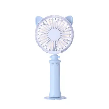 

Mini Handheld Fan Cooler USB Charging Mini Desk Fan Rechargeable ABS Portable For Office Outdoor Household Travel