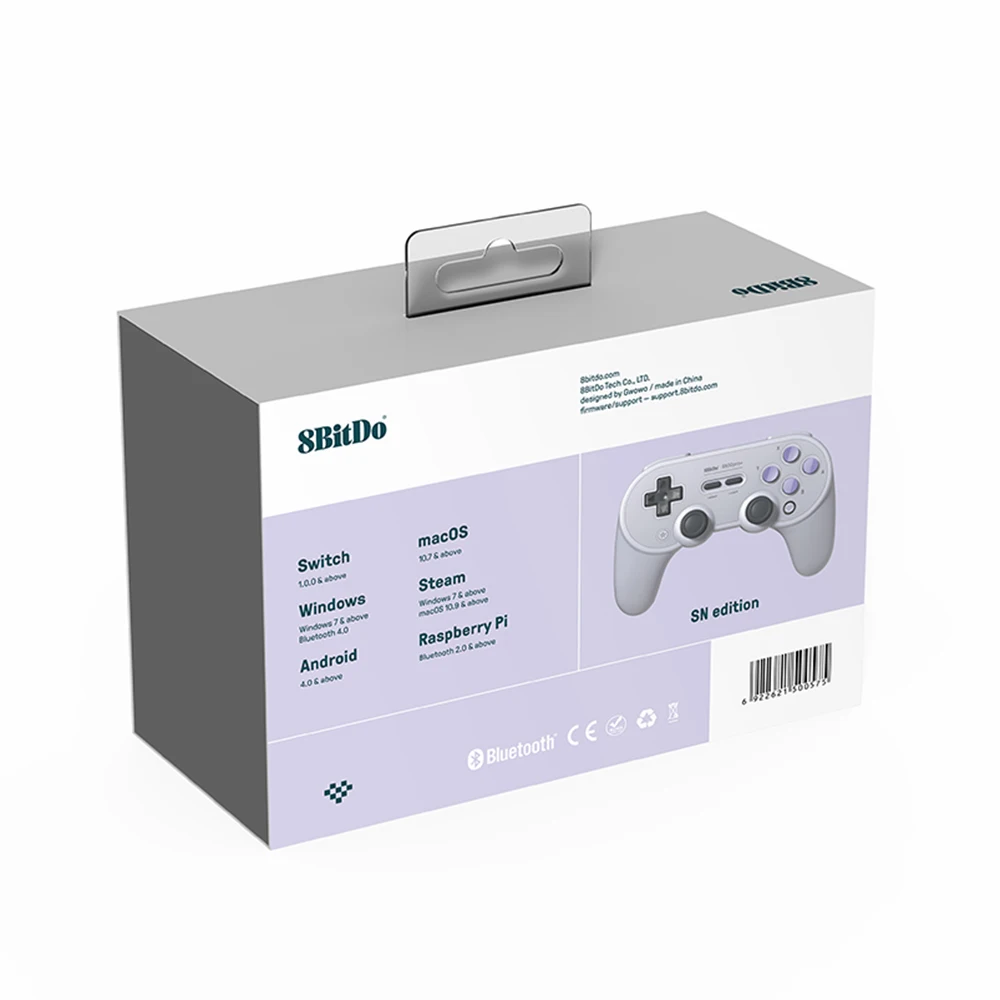 8Bitdo SN30 Pro+ Bluetooth Gamepad For Switch Black Edition / SN Edition / G Classic Edition(Optional) Cordless Controller