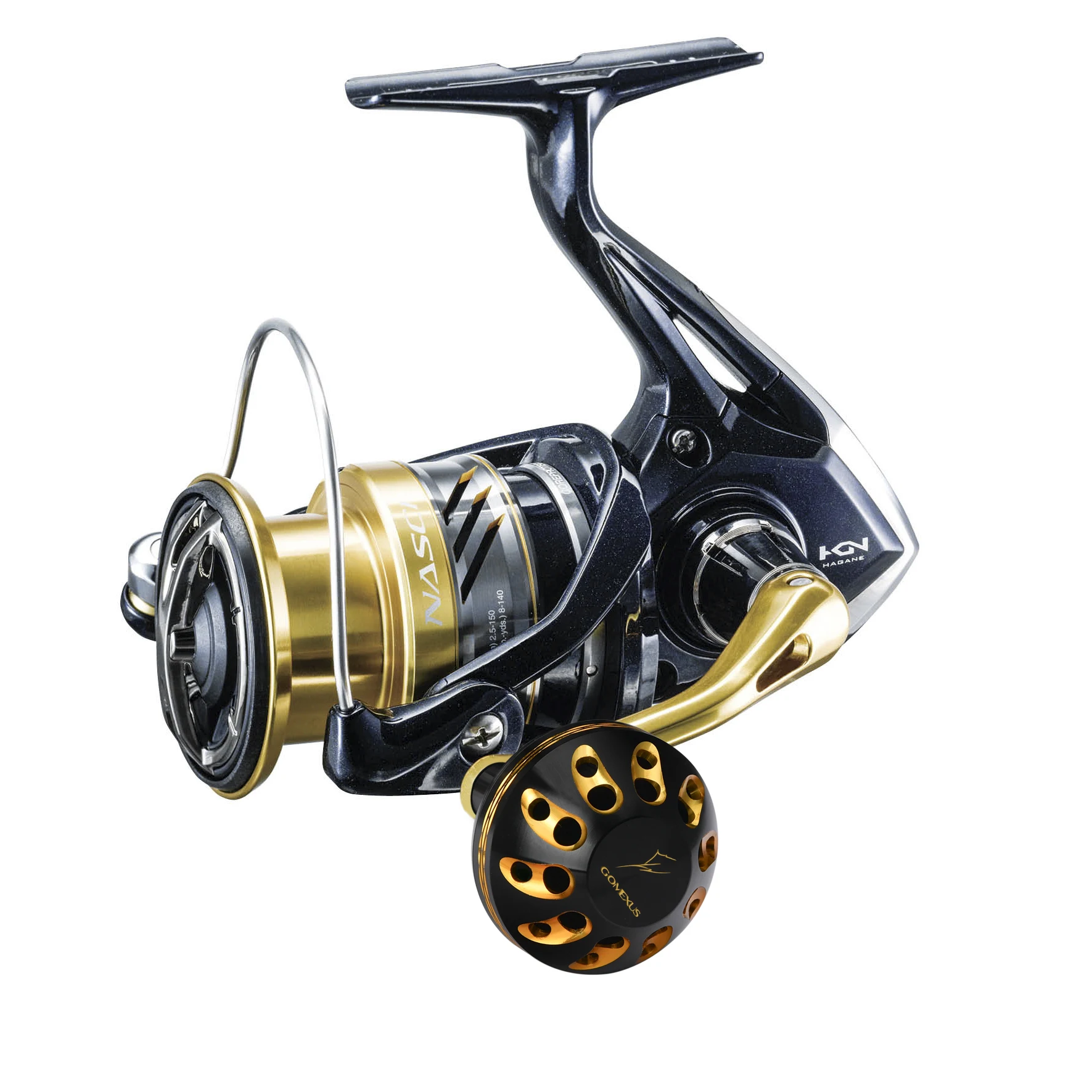 Gomexus carretel lidar com botão para shimano