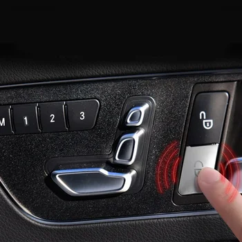 

12pcs/set Practical Adjustment Decoration Easy Install Interior Parts Button Sticker Cover ABS For Benz A B E Class