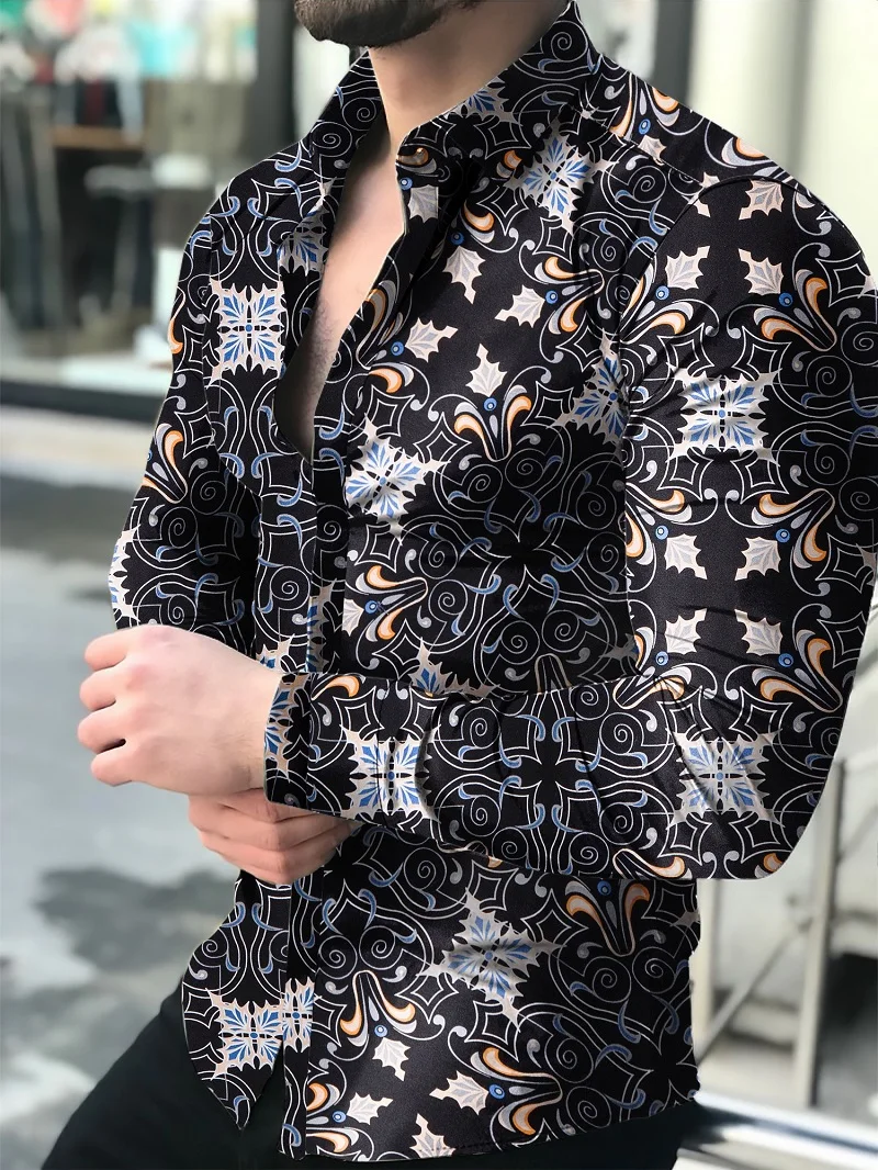 Men's shirt New Hawaiian Shirts Men Single Button Shirts Wild Shirts Printed Male Blouses 2021 Men's shirt New Hawaiian Shirts Men Single Button Shirts Wild Shirts Printed Male Blouses 2021