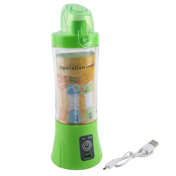 

USB Rechargeable Juicer Bottle Handheld Fruit Juicer Machine Durable Cup Cover Blender Bottle Mixer Household Travel Juicer Cup
