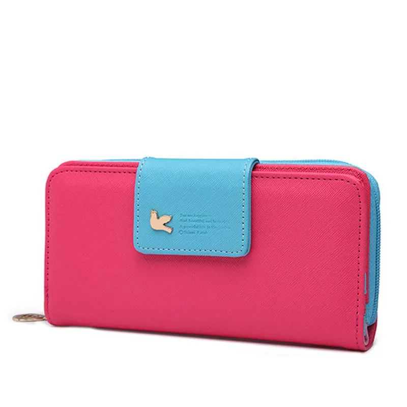 Новый модный кошелек для женщин девочек подростков Женский Длинный на молнии с