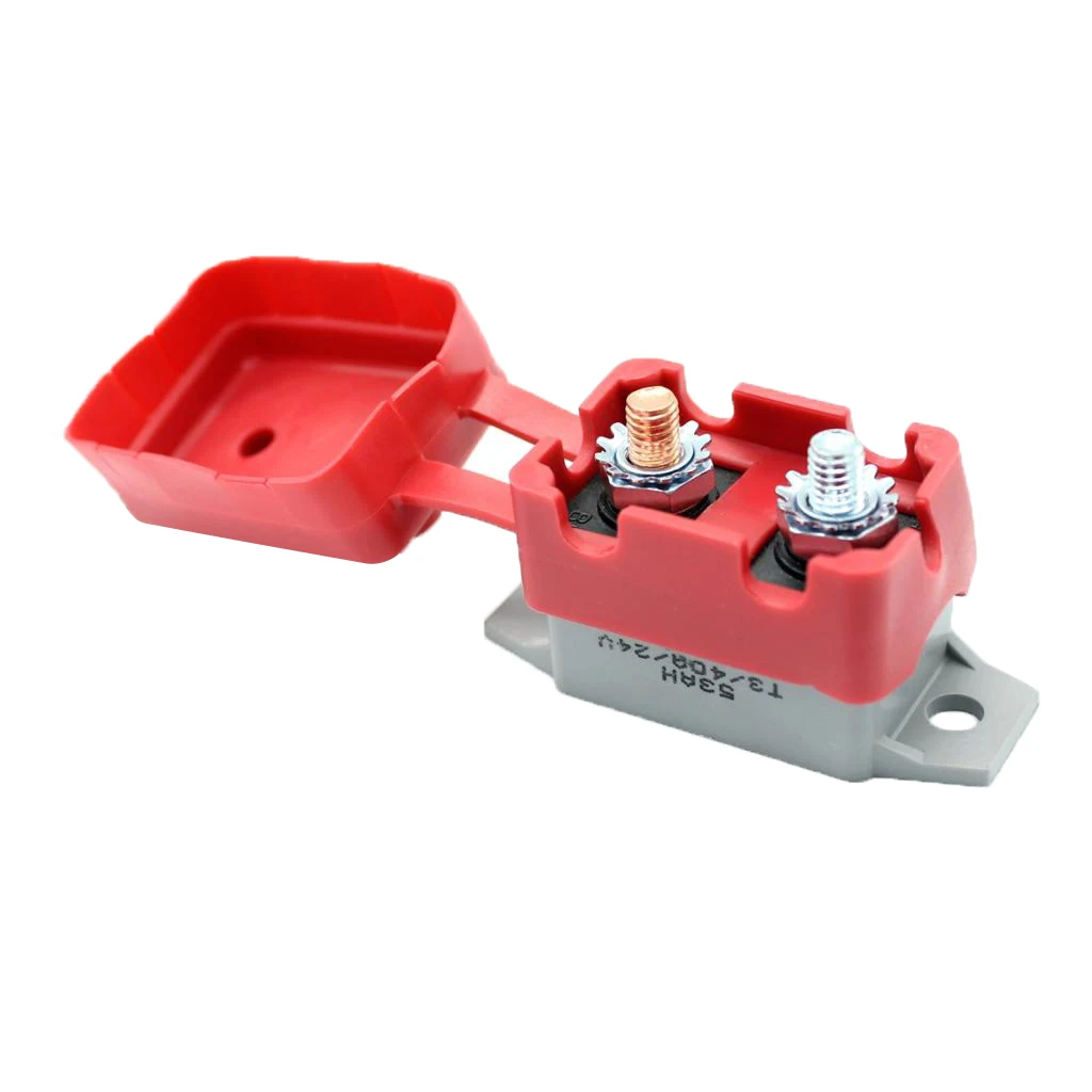 Manual Reset Circuit Breaker With Belt Cover 40Amp Overload Protector