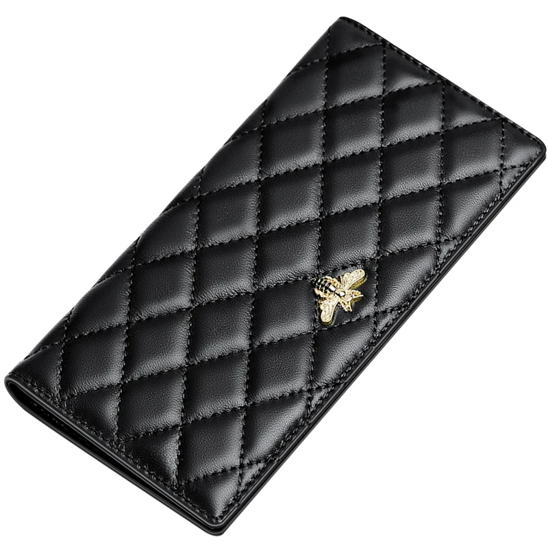 WilliamPolo New Long Women's Wallet Full-Grain leather Ultra-thin Multi-Card Holder Simple Large-Capacity Card Holder Anti-theft WilliamPolo New Long Women's Wallet Full-Grain leather Ultra-thin Multi-Card Holder Simple Large-Capacity Card Holder Anti-theft