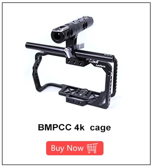 Lanparte Quick Release BMPCC 6 K/4 K клетка для камеры с Manfortto 501 пластина для Blackmagic Pocket cinema аксессуары для камеры