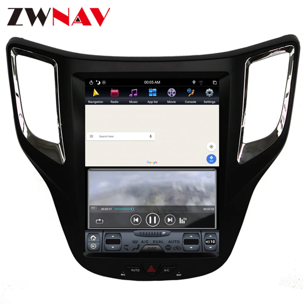 Best Vertical Tesla style Android 9.0 Car multimedia Player For Changan CS35 car GPS NAVI audio stereo radio tape recorder head unit 12