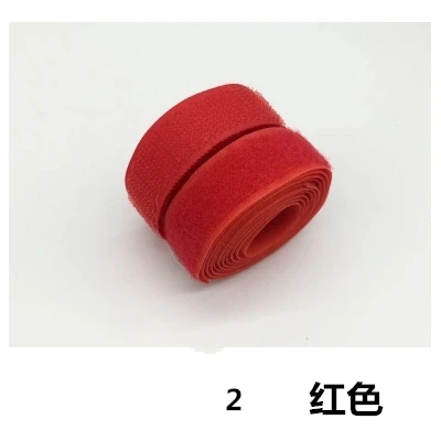 2 Red 2cm X 2 M Kuke 2 см* 2 м крючок ручной работы и петля без клейкая крепежная лента нейлоновая швейная машина сумки для одежды DIY волшебная нашивка швейные инструменты - Цвет: 2 Red 2cm X 2 M