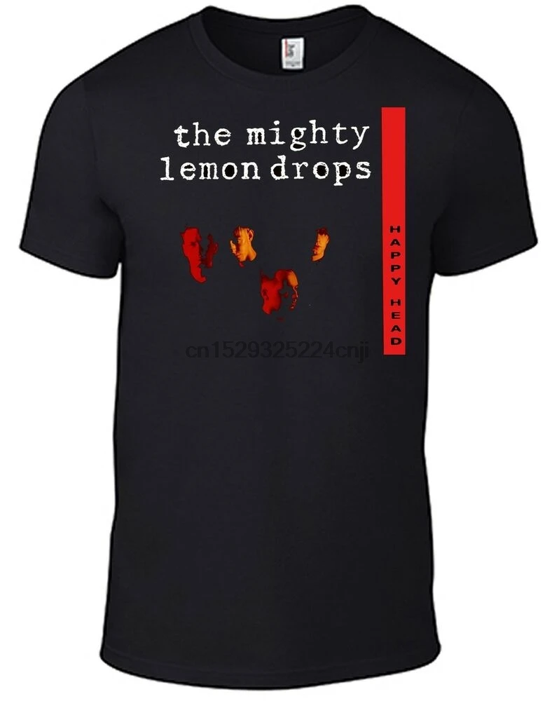 THE MIGHTY LEMON DROPS Happy Head T-SHIRT vinyl CD C86 World Without End Logo B |