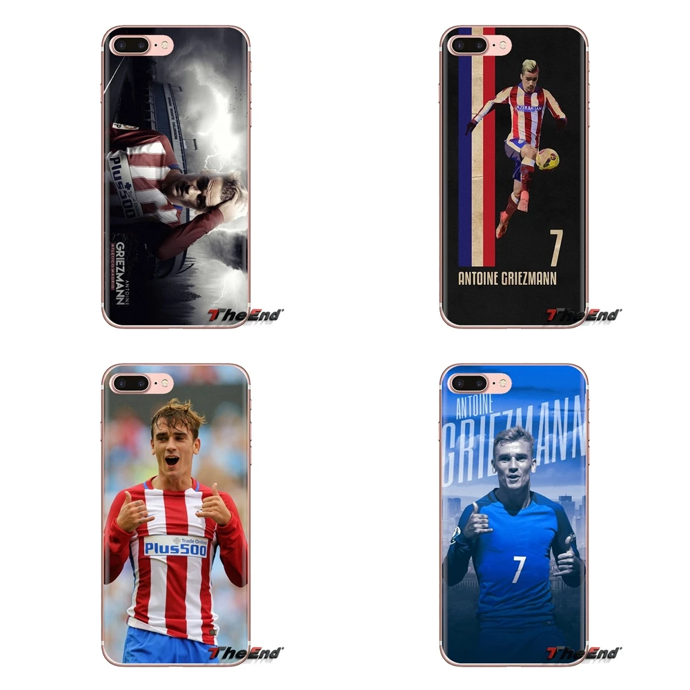 For iPhone XS Max XR X 4 4S 5 5S 5C SE 6 6S 7 8 Plus Samsung Galaxy J1 J3 J5 J7 A3 A5 Antoine Griezmann France Soccer Soft Cases |