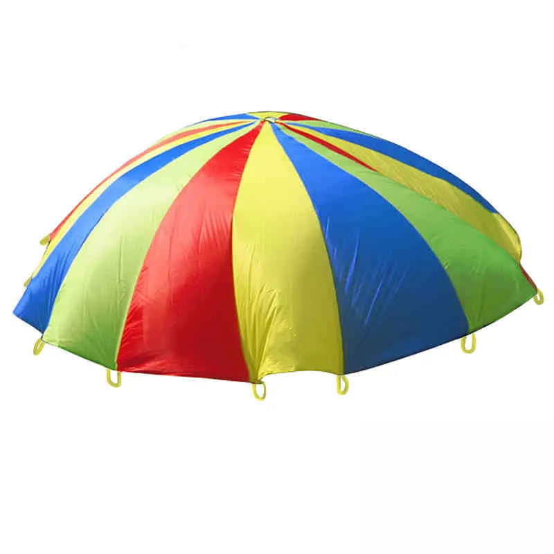 

5 M Rainbow Umbrella Children Outdoor Game Early Learning Kindergarten Sensory Integration Training Toy Parachute