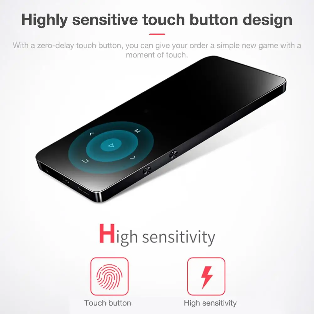 Мини Портативный MP3 плеер с Bluetooth динамиком с сенсорным экраном HiFi портативный MP5 плеер с радио для IQQ