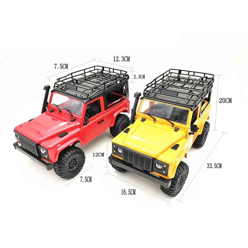 1:12 Scale RC Car MN Model RTR Version WPL2.4G 4WD Remote Control Car off-road Rock Crawler D90 Defender Truck Toys For Kids