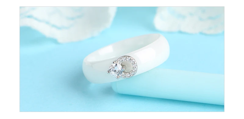 Женское кольцо в форме клубники с кристаллами, ювелирное кристаллическое кольцо, европейские инкрустированные Стразы, модное здоровое керамическое кольцо для женщин