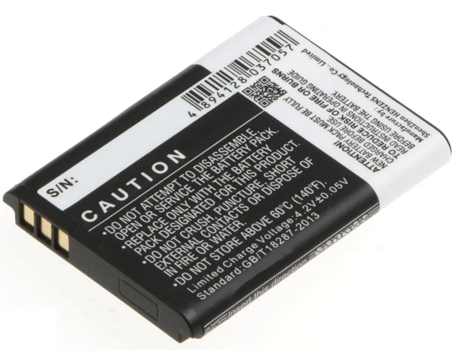 Обновленная батарея Cameron Sino для Alcatel One Touch S680, OT-S680 900 mAh/3.33Wh
