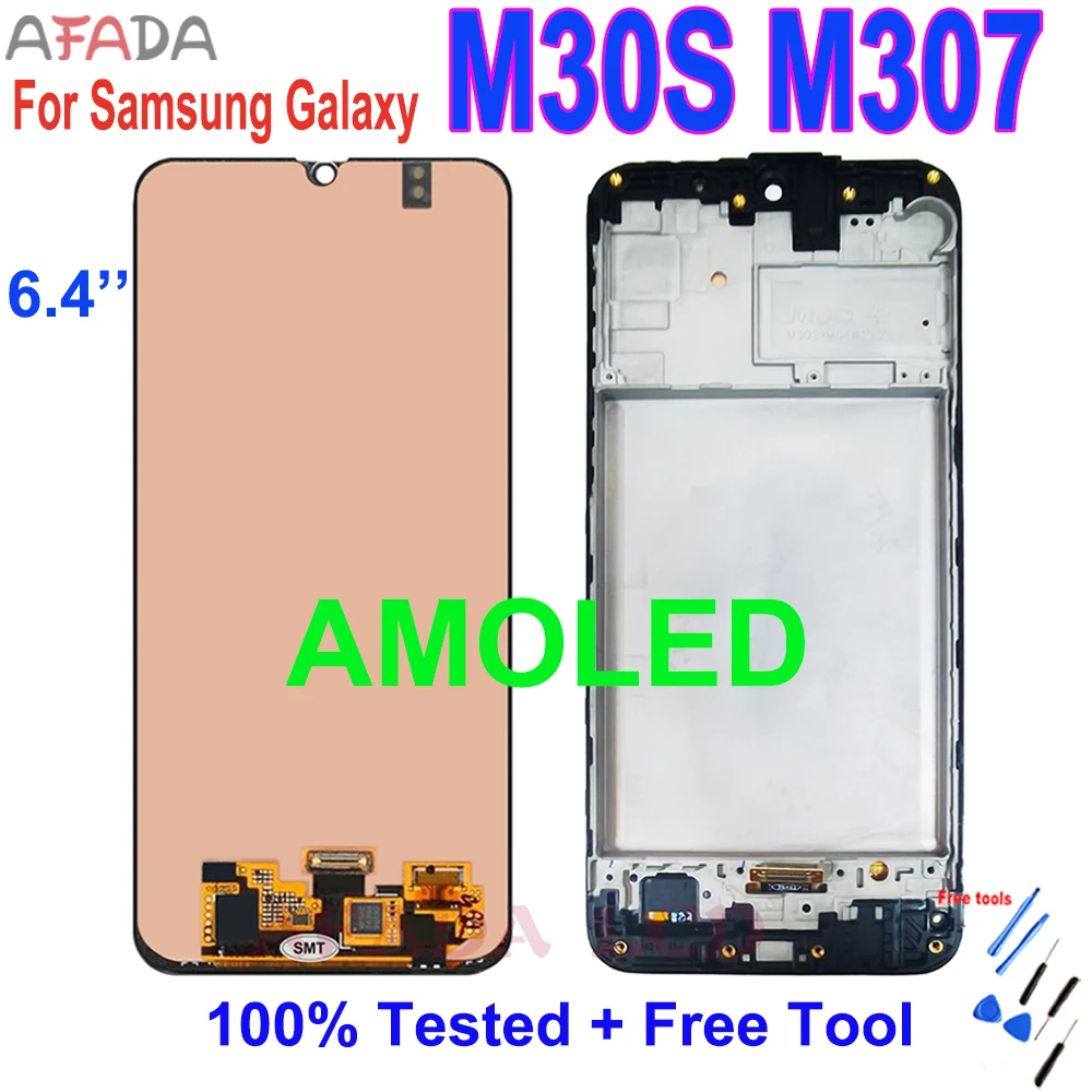 

6.4" LCD For Samsung M30S M307 SM-M307F M307F/DS M307FN/DS LCD Display Touch Screen Digitizer Assembly LCD Replacement