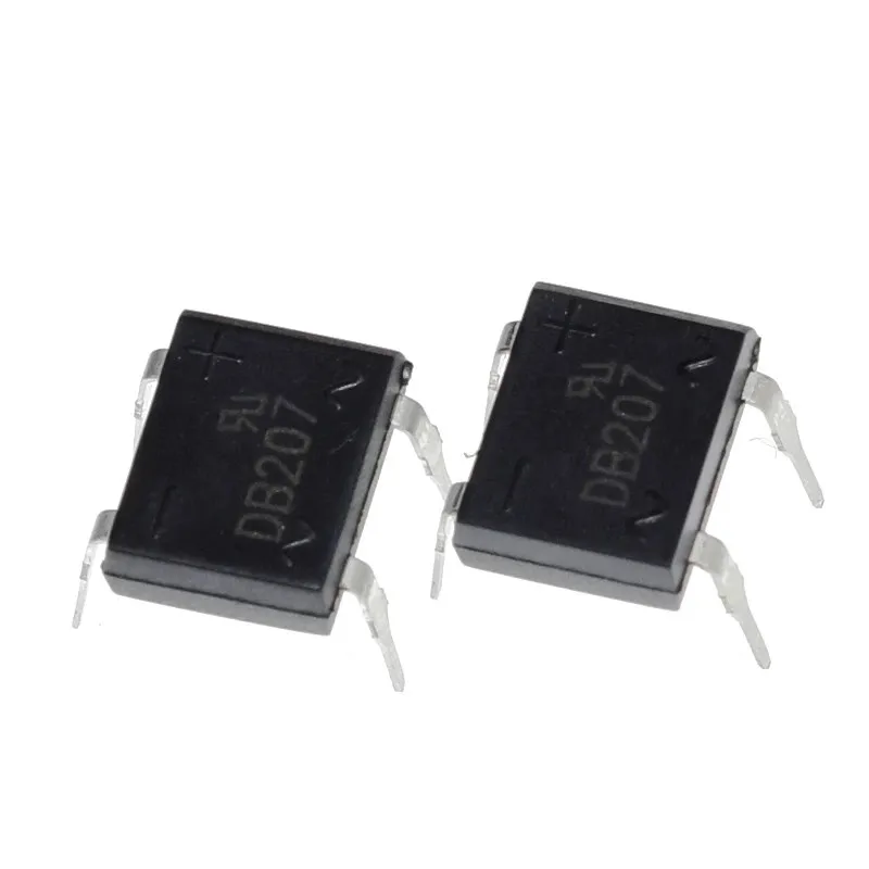 Diode Bridge Rectifier DB207 DIP-4 DB207S 2A 1000V Electronic Component 10pcs/lot