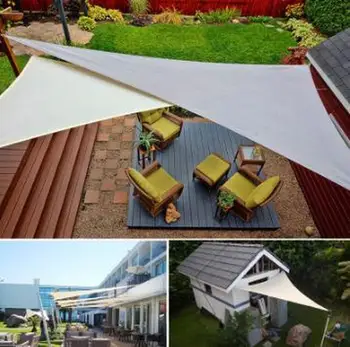 

Triangle garden swimming pool outdoor courtyard terrace camping shade Oxford cloth shade UV protection WY815