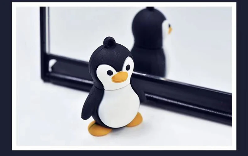 Флеш-накопитель с милыми животными, 128 ГБ, USB флэш-накопитель 256 ГБ, 128 ГБ, 64 ГБ, 32 ГБ, 16 ГБ, флеш-накопитель, 128 ГБ, Забавный Пингвин, флешка