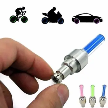 

Bicycle Car LED Neon Wheel Gas Nozzle Valve Core Glow Stick Light Cycling Drving