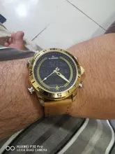 NAVIFORCE relojes deportivos para hombre superior de la marca de lujo de Cuero militar de los hombres reloj de pulsera de cuarzo Digital cronógrafo reloj Masculino