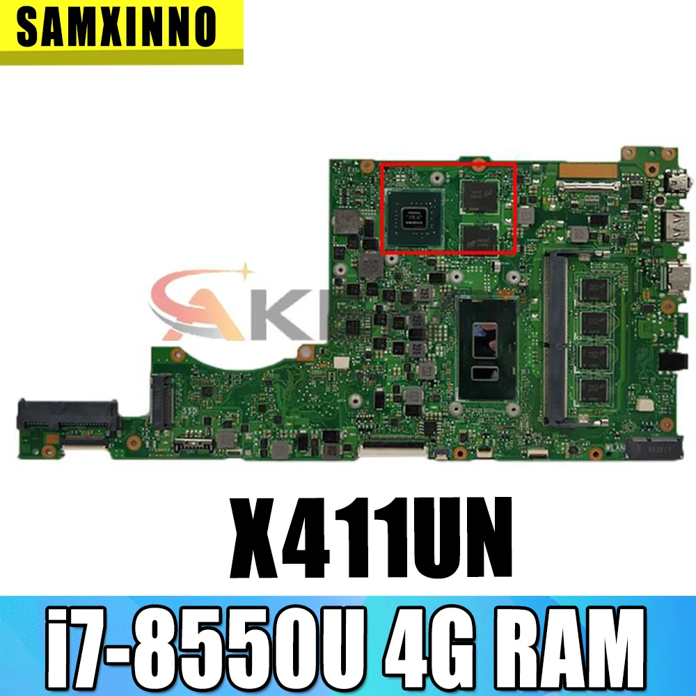 For ASUS Vivobook S14 Mainboard X411UN X411UNV X411UQ X411UA X411U