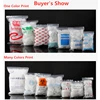 StoBag 100pcs Thick Transparent Small Zip Lock Plastic Bag Zipped Lock Reclosable Jewelry Gift Food Bag Custom Print Logo packag ► Photo 3/6