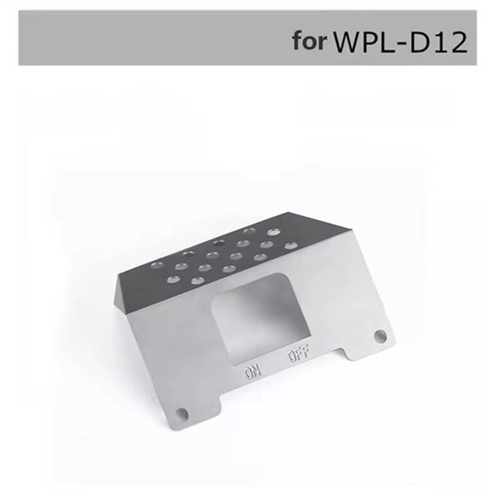 

Stainless Steel Chassis armor Bottom Guard Anti-Skid Plate Spare Part for WPL D12 RC Car Accessories