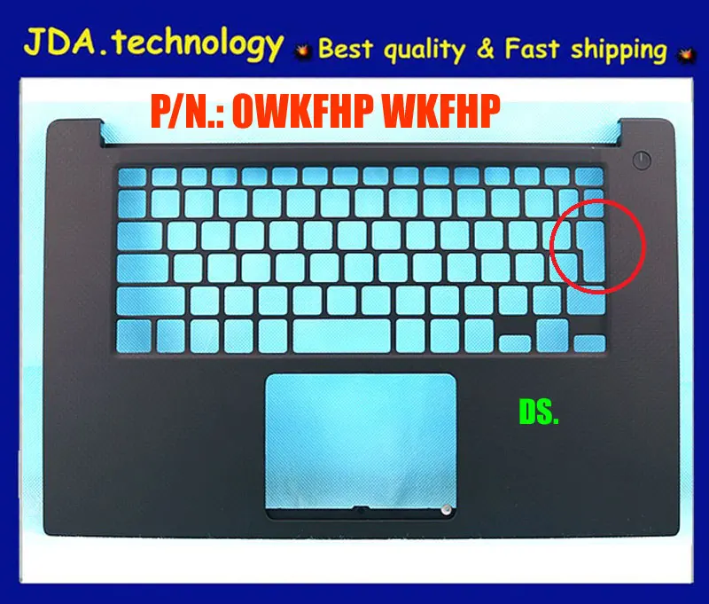 MEIARROW Новинка для Dell XPS 15 XPS15 9550 английская клавиатура с верхней крышкой 0WKFHP |