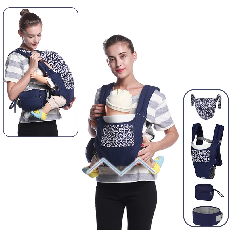 

Multifunctional Baby Carrier Baby Waist Stool Breathable Backpack Carrier With Four Seasons Universal Baby Carrier Backpack