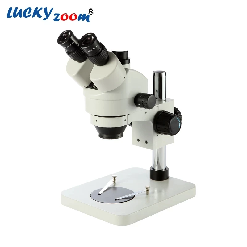 Brand 3.5X-180X Trinocular Microscope Professional Aluminum Continuous Zoom Stereo Microscopio Set Auxiliary Accessories