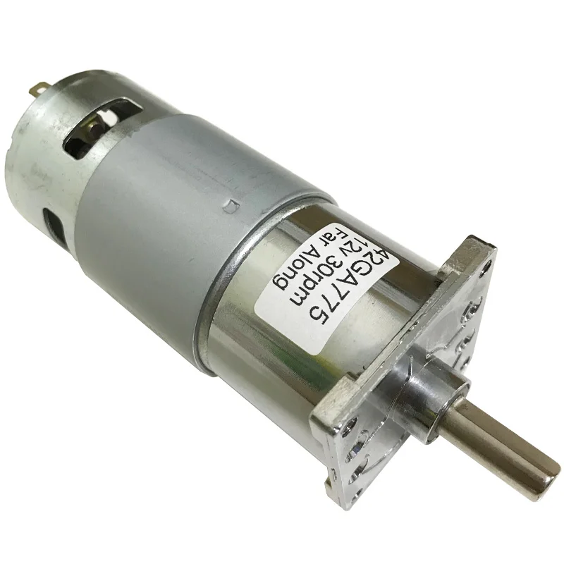 Motor de engranaje helicoidal de DC12V 600N.cm 40RPM motor eléctrico de alto esfuerzo de torsión baja velocidad GW7085 