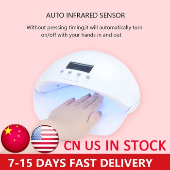 

50W LED Light Therapy Machine Nail Dryer Intelligent Sensor Quick Dry Nail Lamp Nail Polish Curing Lamps UV LED Nail Lamp