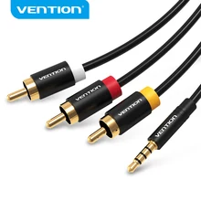 Tions RCA Kabel Jack 3,5mm zu 3RCA Audio Kabel AUX RCA Jack 3 5 Splitter für Verstärker Heimkino stereo RCA zu Jack 2,5mm