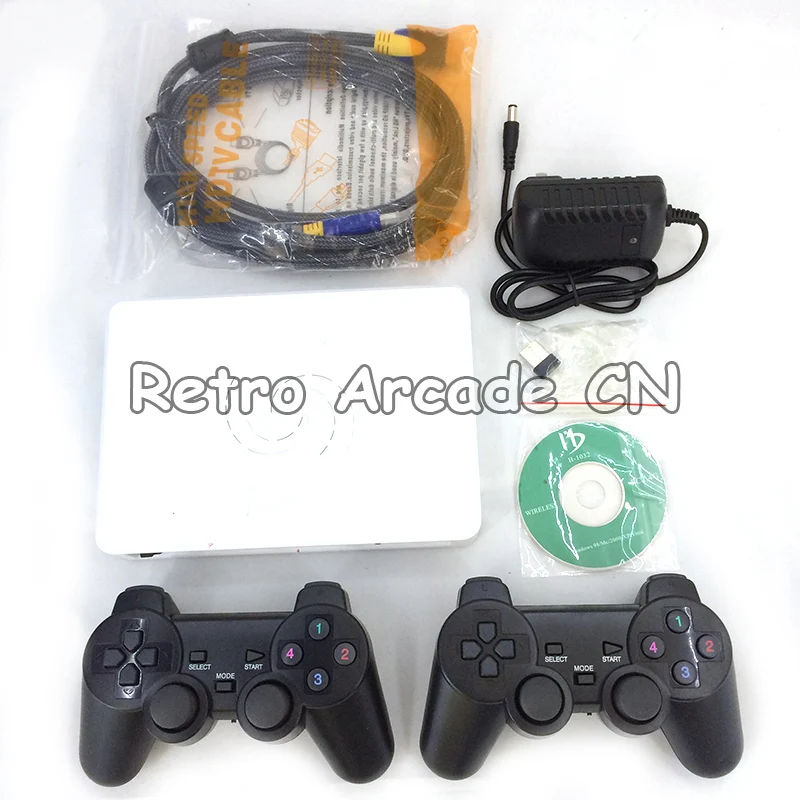 original pandora box 9D 2500 in 1 motherboard 2 Players wired and wireless gamepad usb joypad 3D games Christmas Xmas Gift